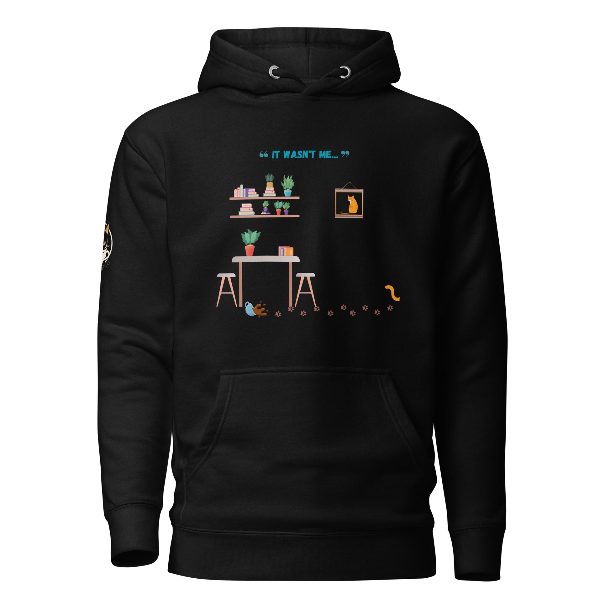 It Wasn't Me Hoodie Black