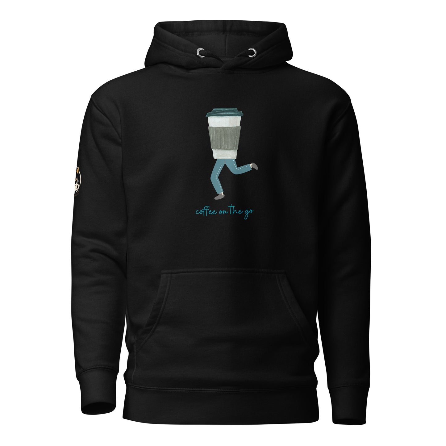 Coffee On the Go Hoodie Black