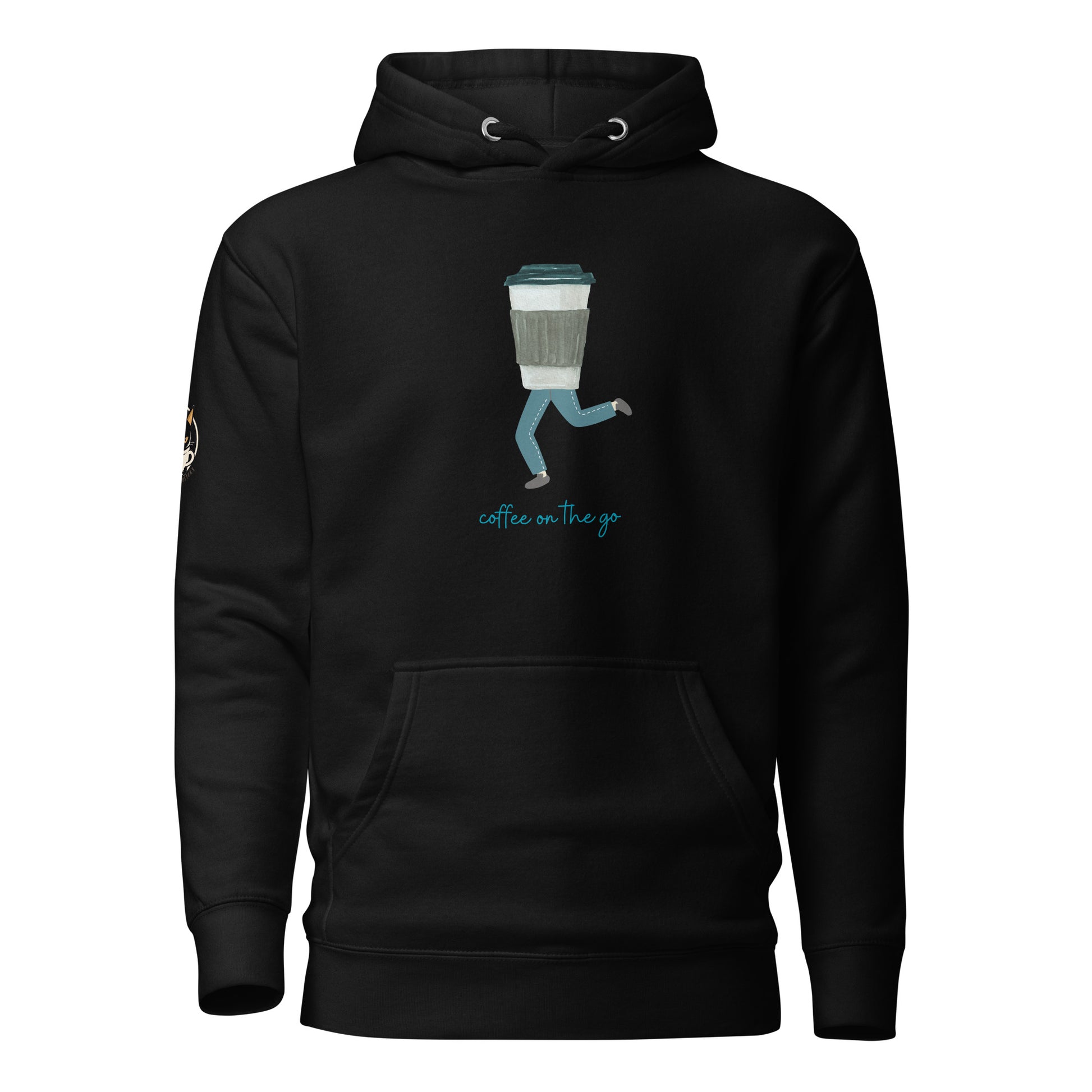 Coffee On the Go Hoodie Black