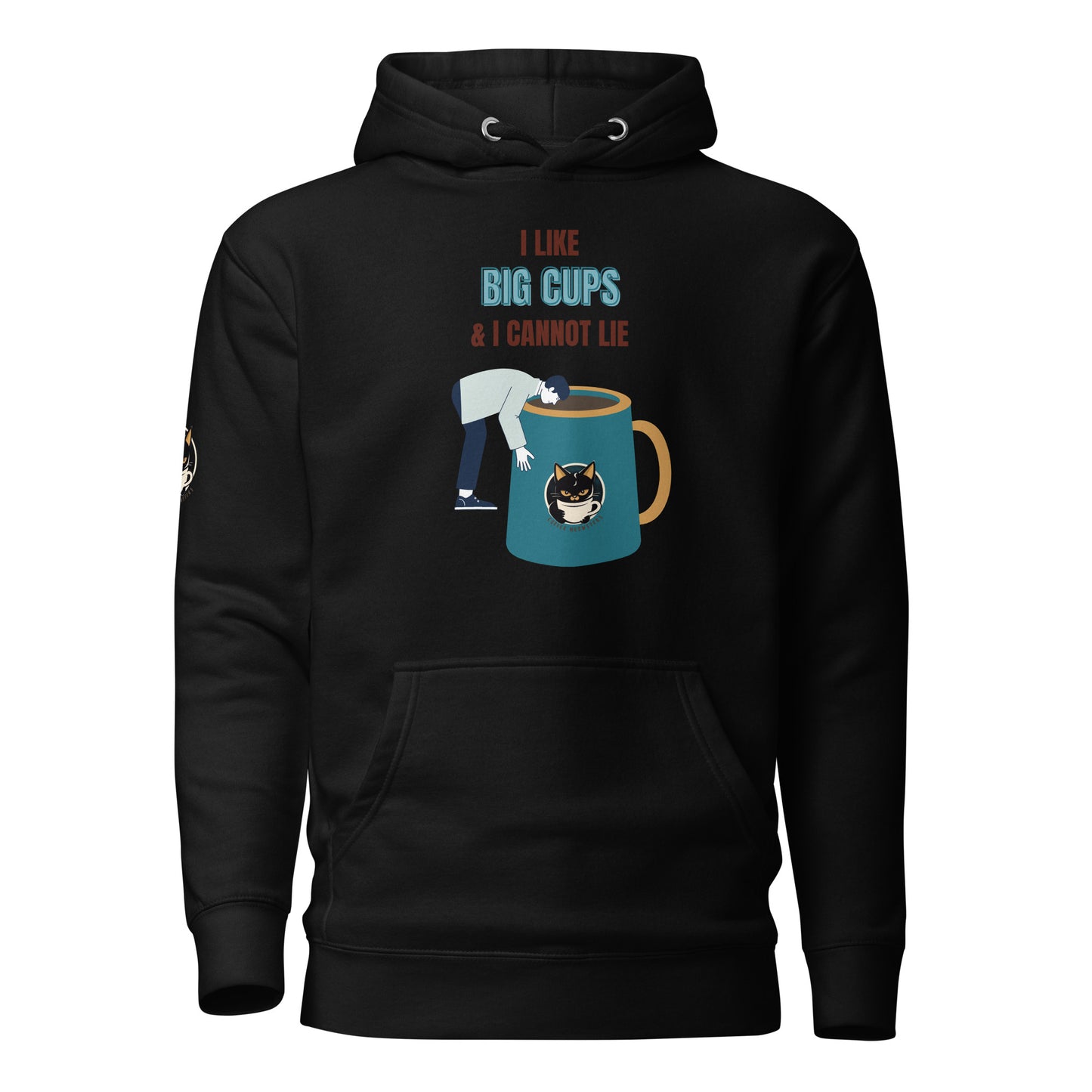 I Like Big Cups Hoodie Black