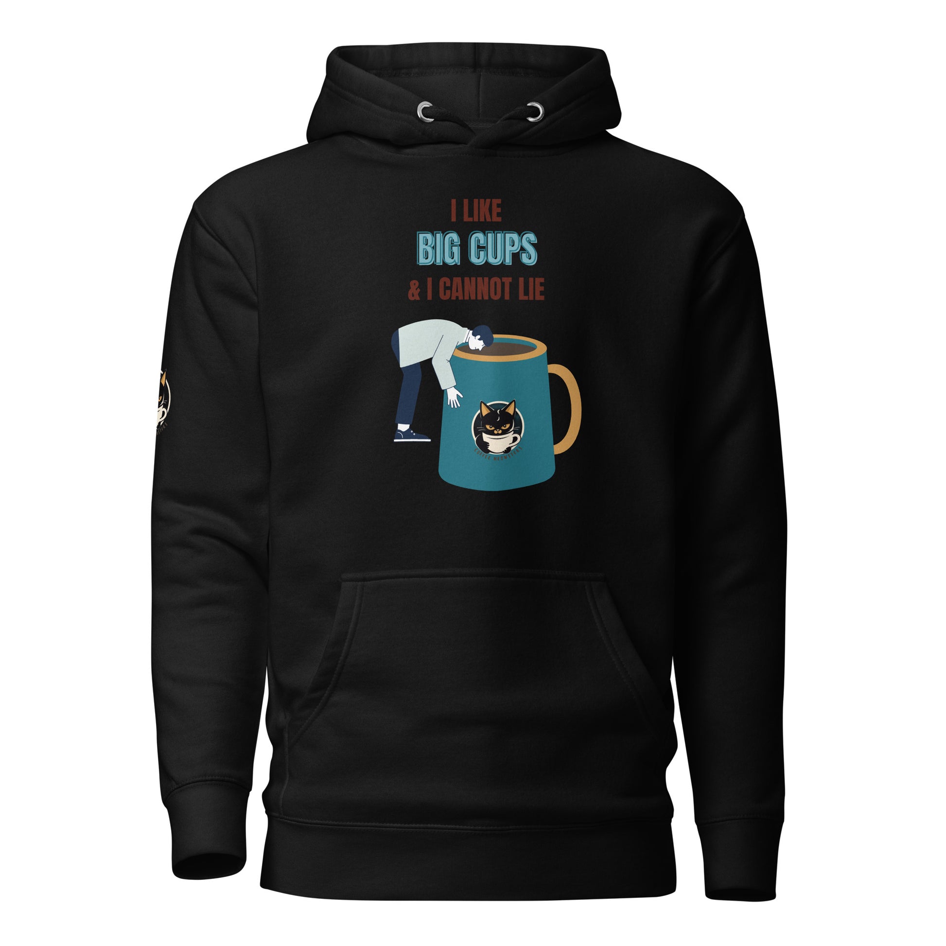 I Like Big Cups Hoodie Black