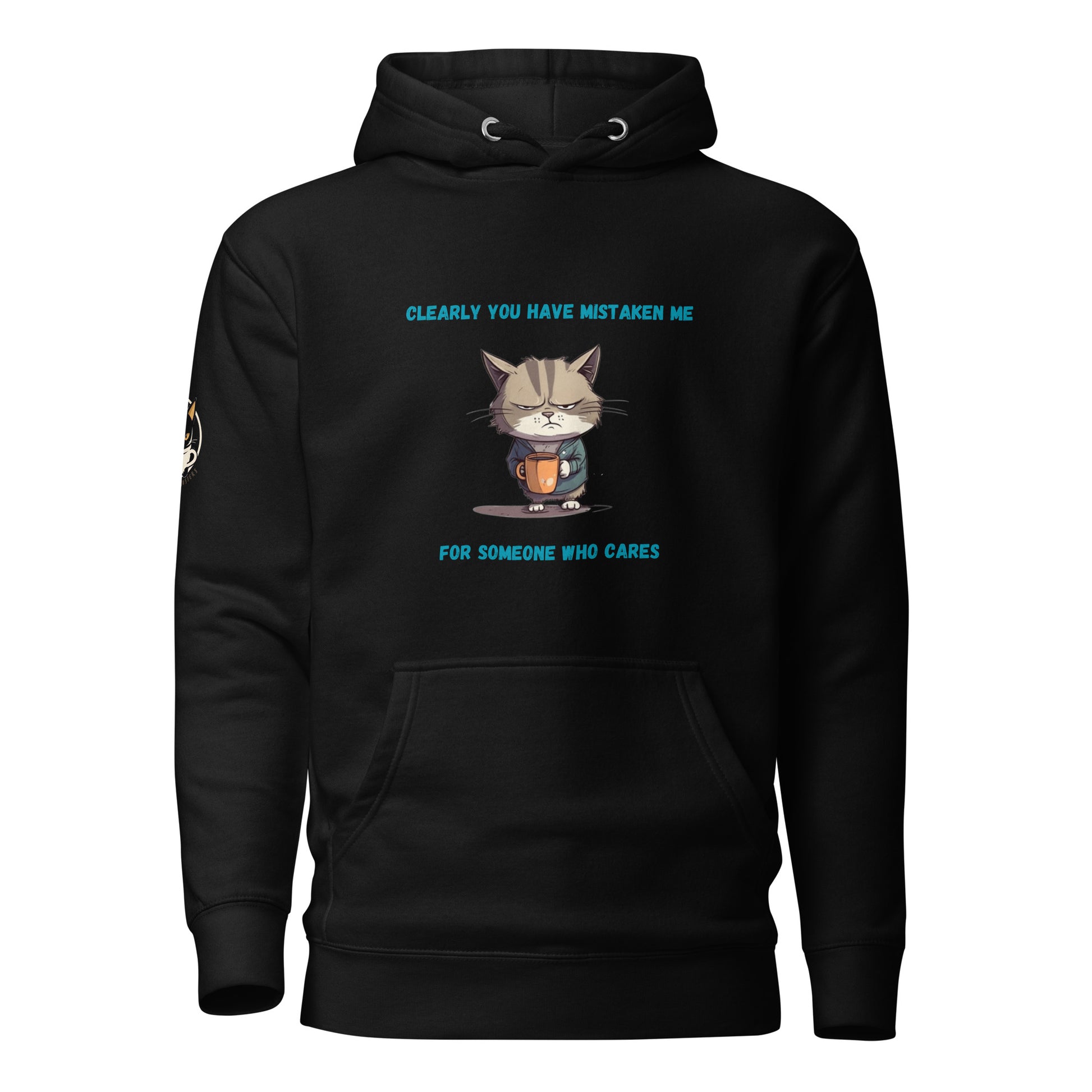 Sarcastic Kitty Hoodie Black