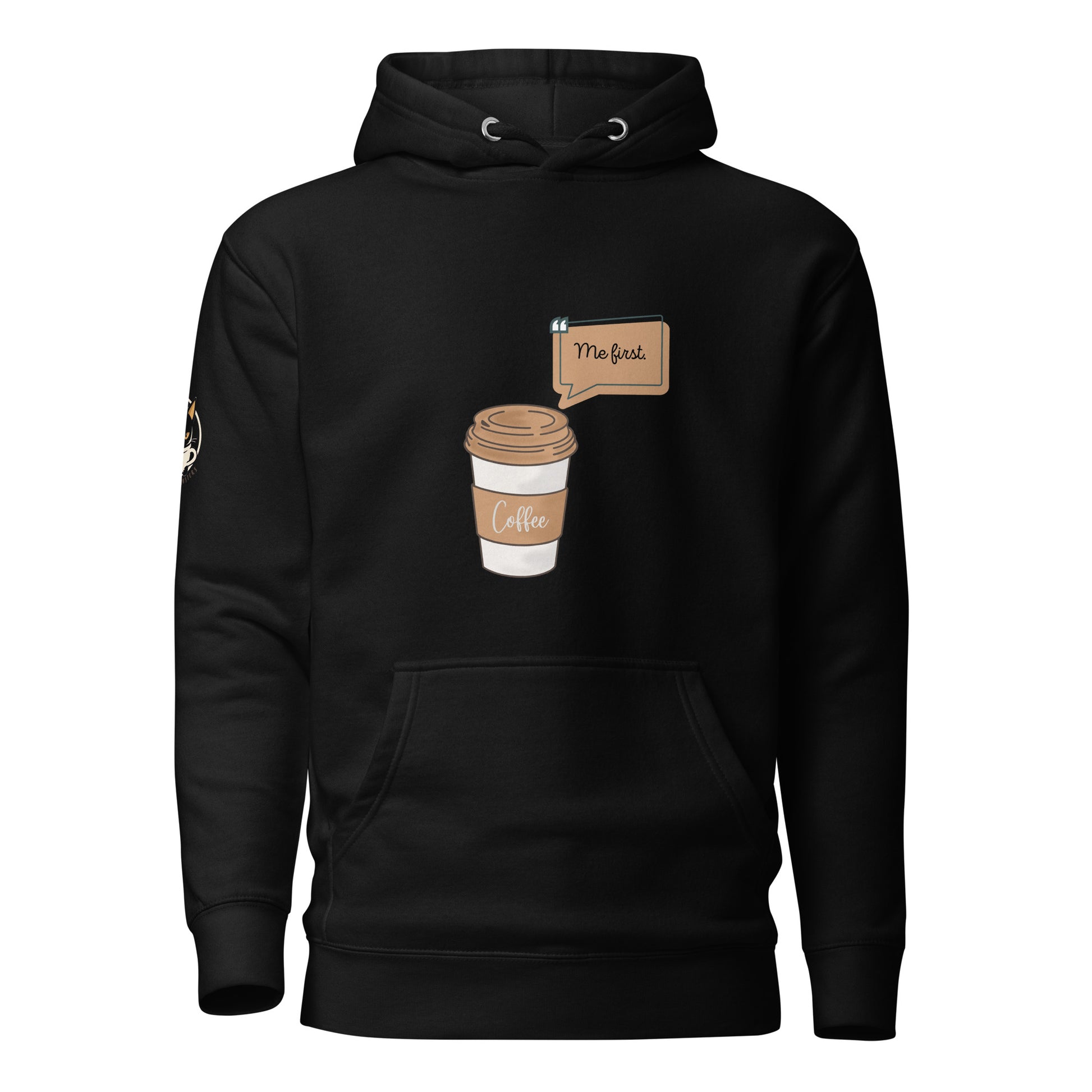 Me First Hoodie Black