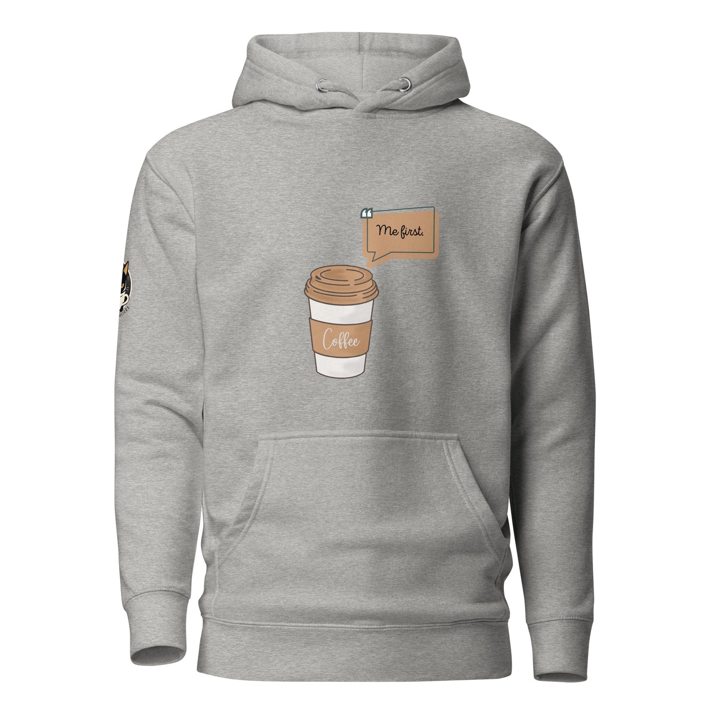 Me First Hoodie Light Grey
