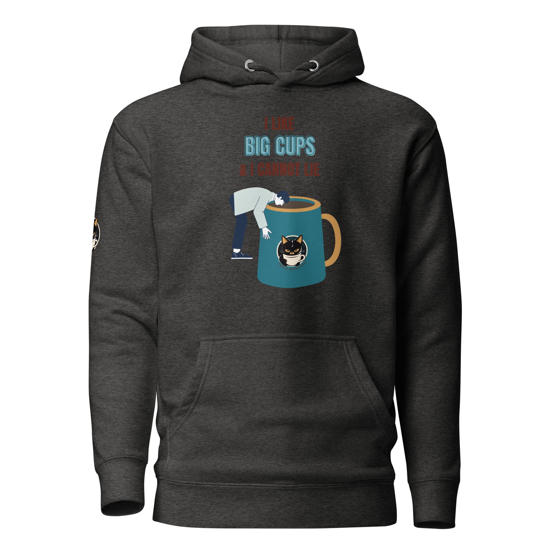 I Like Big Cups Hoodie Dark Grey