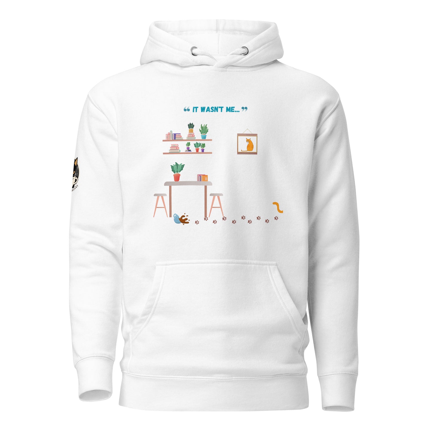 It Wasn't Me Hoodie White