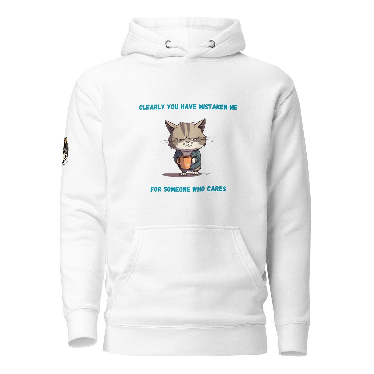 Sarcastic Kitty Hoodie White