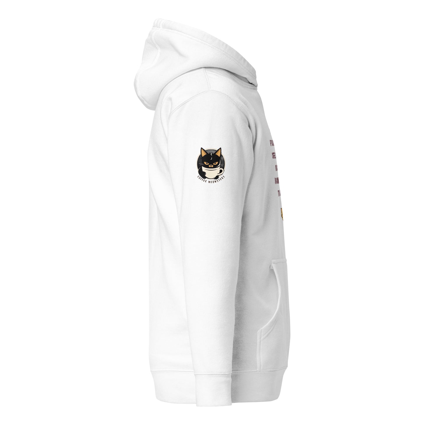 Coffee and Cupcakes Hoodie Logo Sleeve