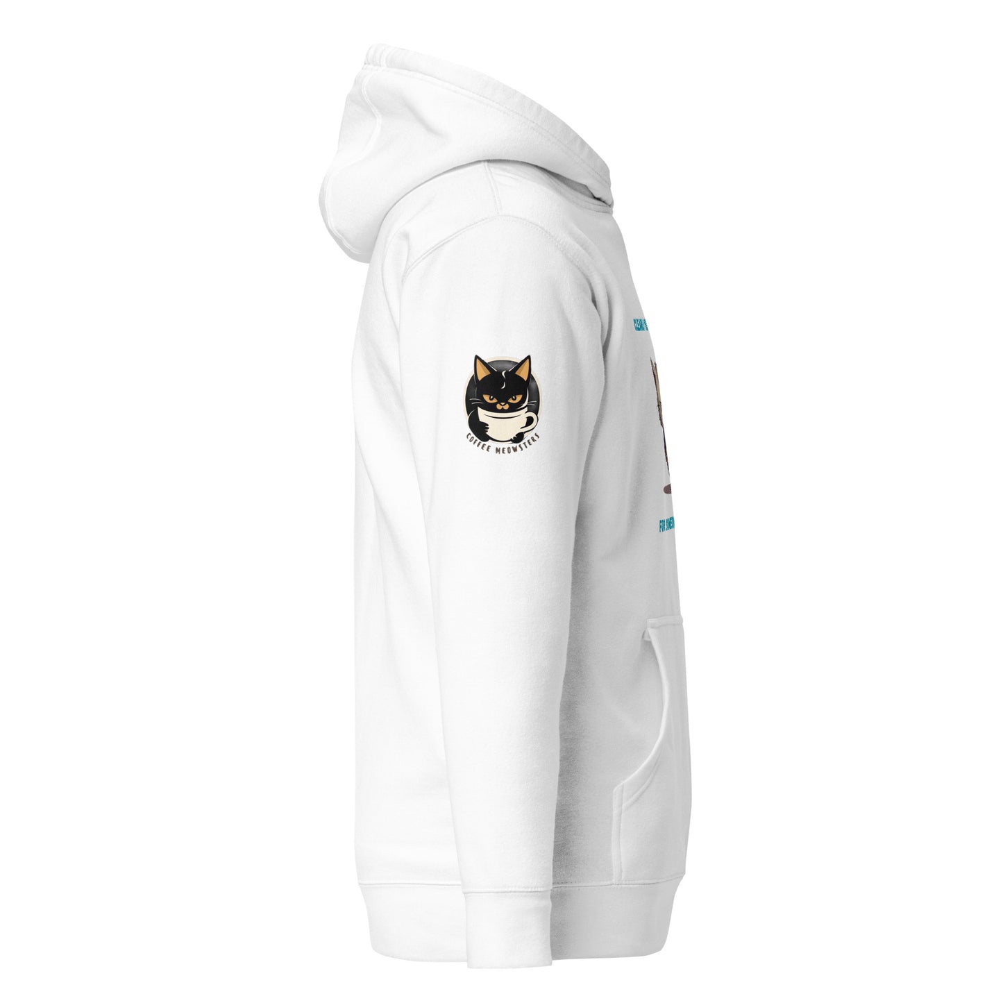 Sarcastic Kitty Hoodie Logo Sleeve