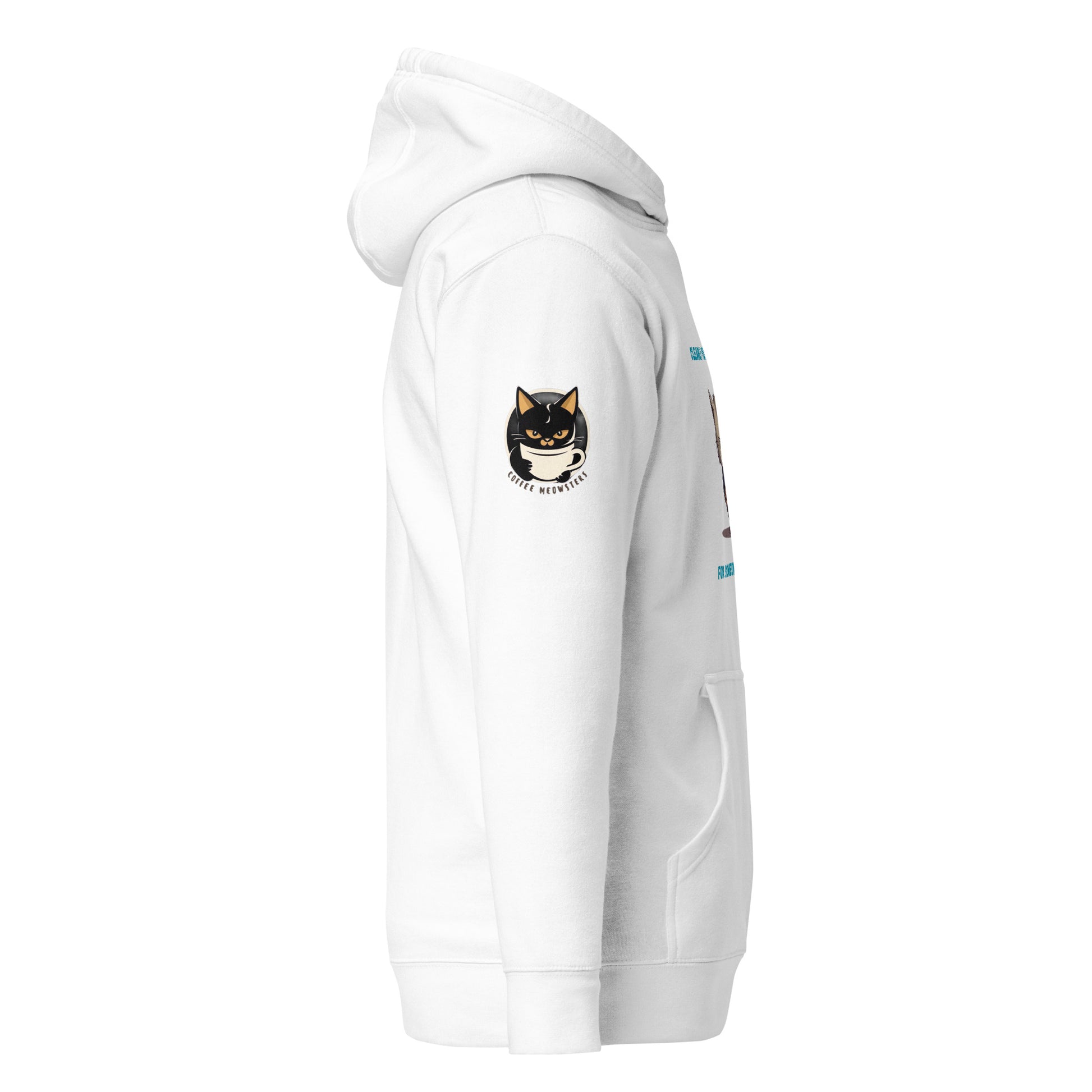 Sarcastic Kitty Hoodie Logo Sleeve