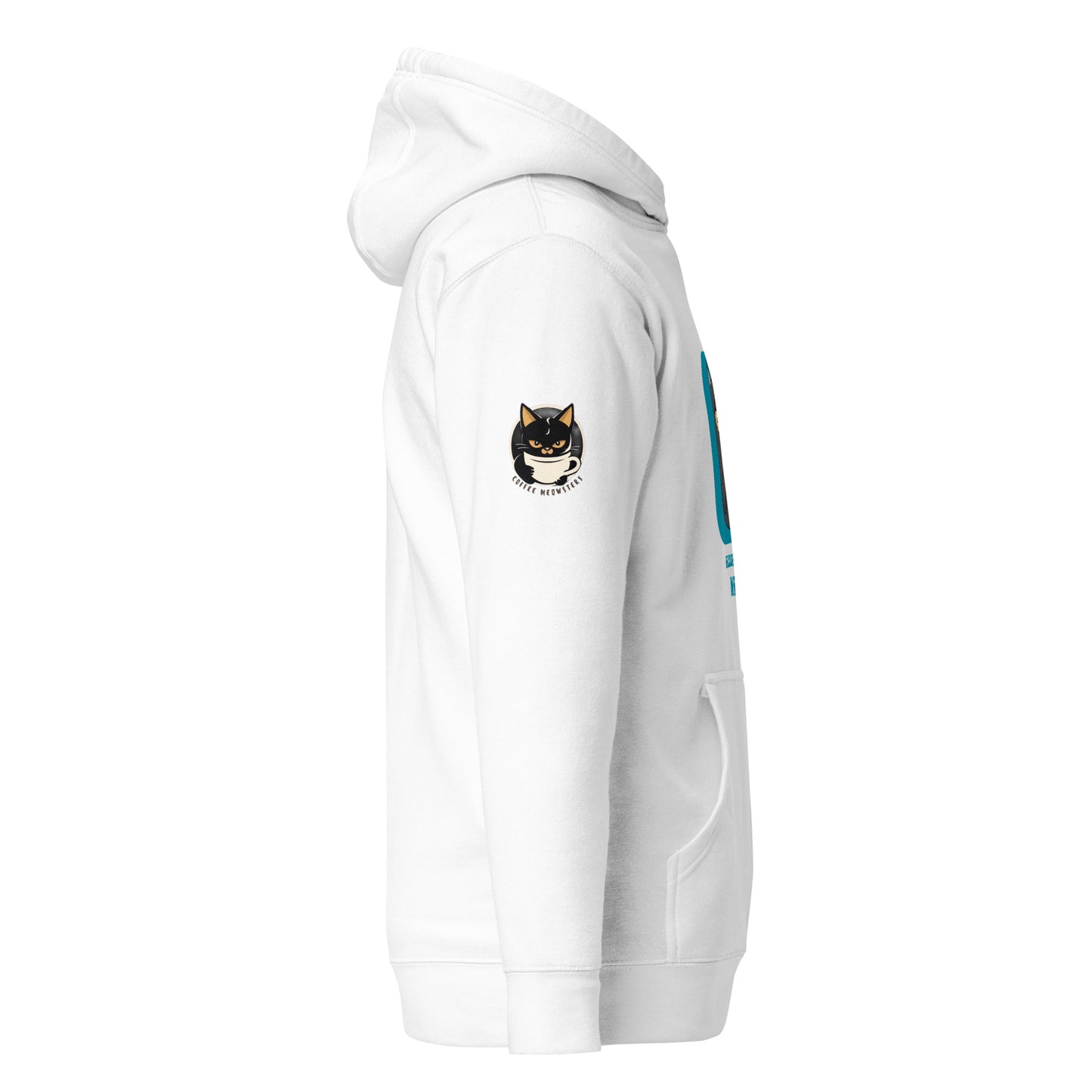 Coffee Because Murder Is Wrong Hoodie Logo Sleeve