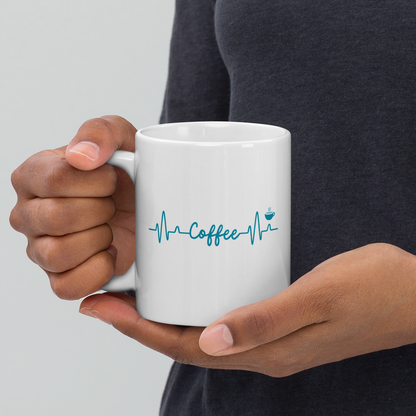 Coffee Heartbeat 11 oz mug