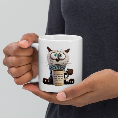 Too Much Coffee Meme 11oz Mug