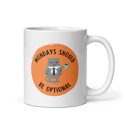 Mondays Optional Coffee Mug