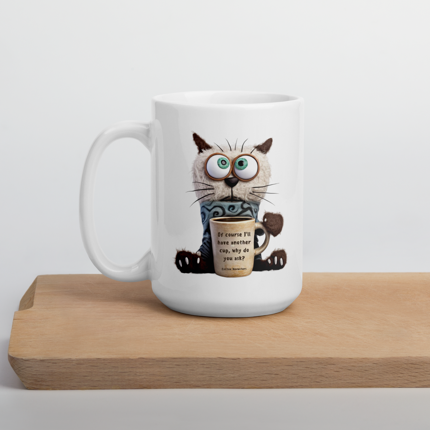 Too Much Coffee Meme Ceramic Mug