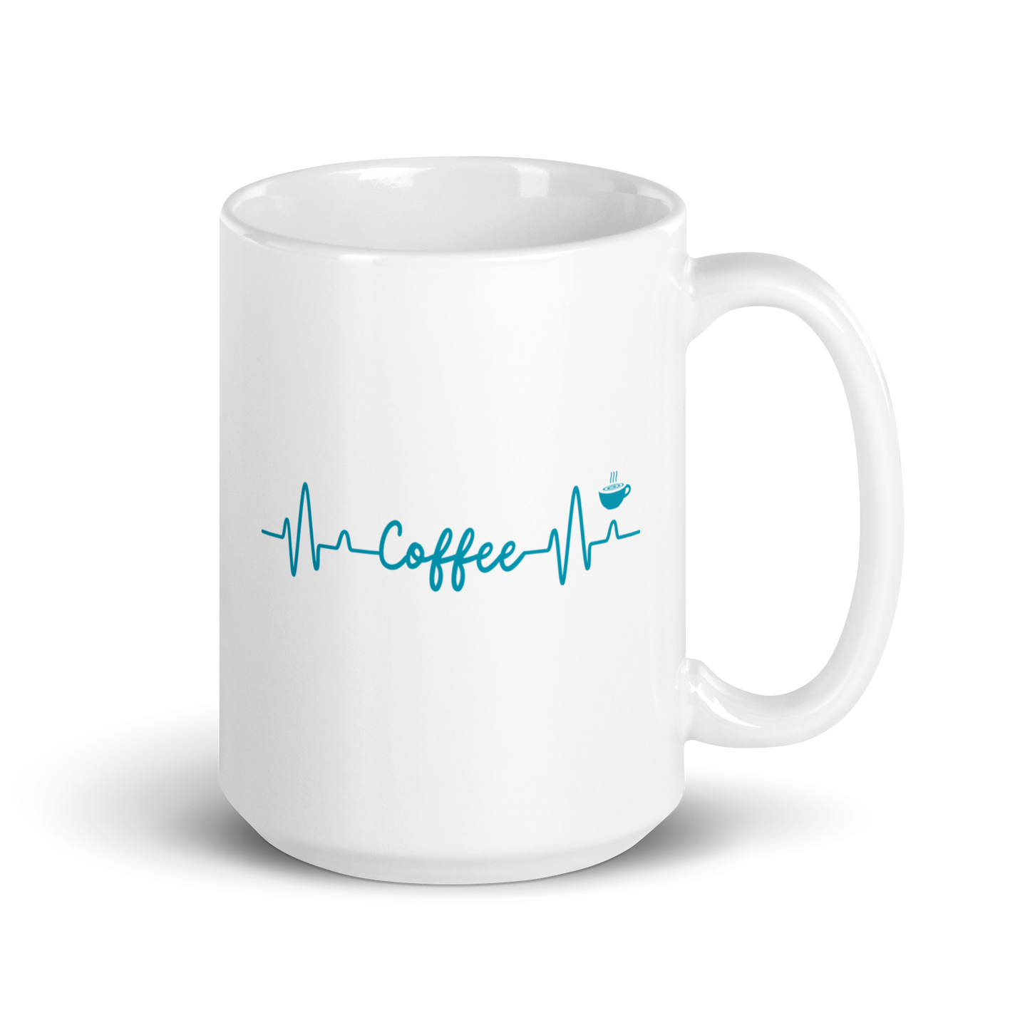 Coffee Heartbeat Large Mug