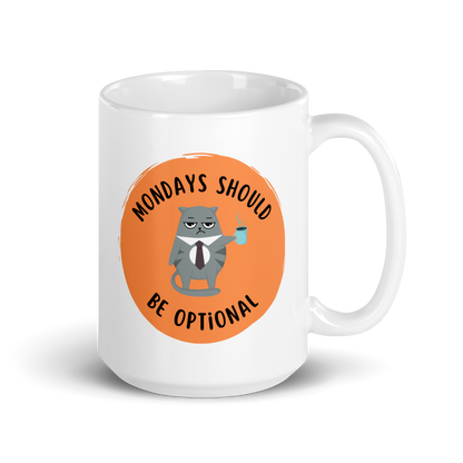 Mondays Optional 15oz mug