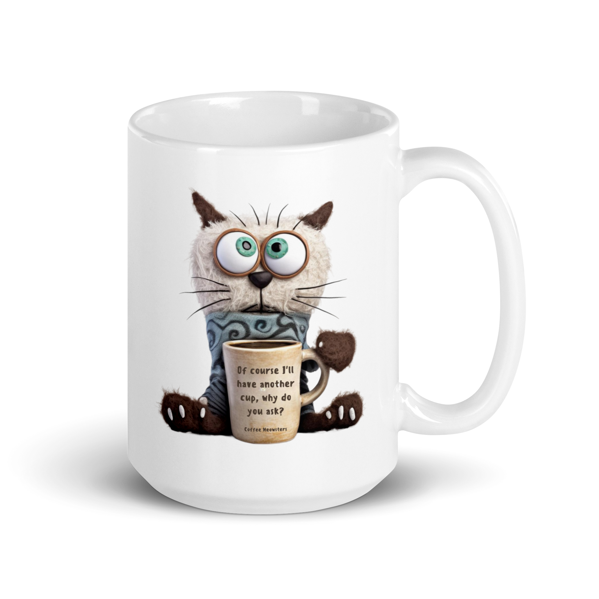 Too Much Coffee Meme Mug